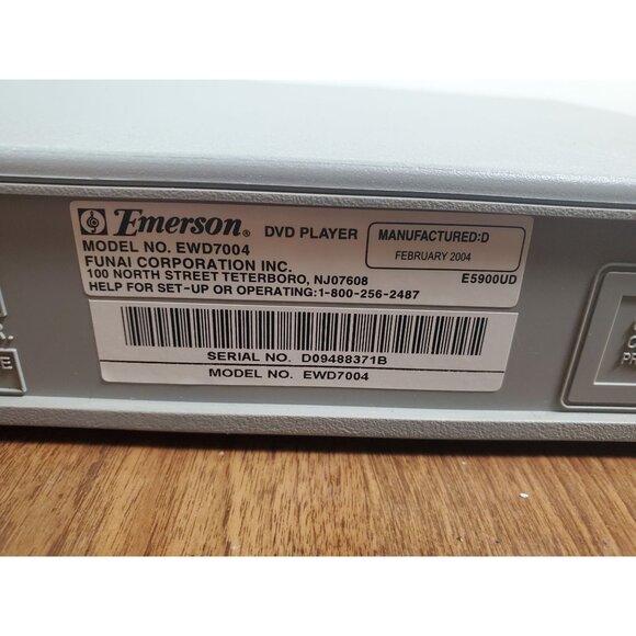 Emerson DVD/CD Player With Remote Supports MP3 & Dolby Digital Model N8550 Sleek - Picture 8 of 9